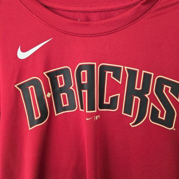 Arizona Diamondbacks #3 Nike Team MLB Men's Red T-shirt Size M - Picture 2 of 6